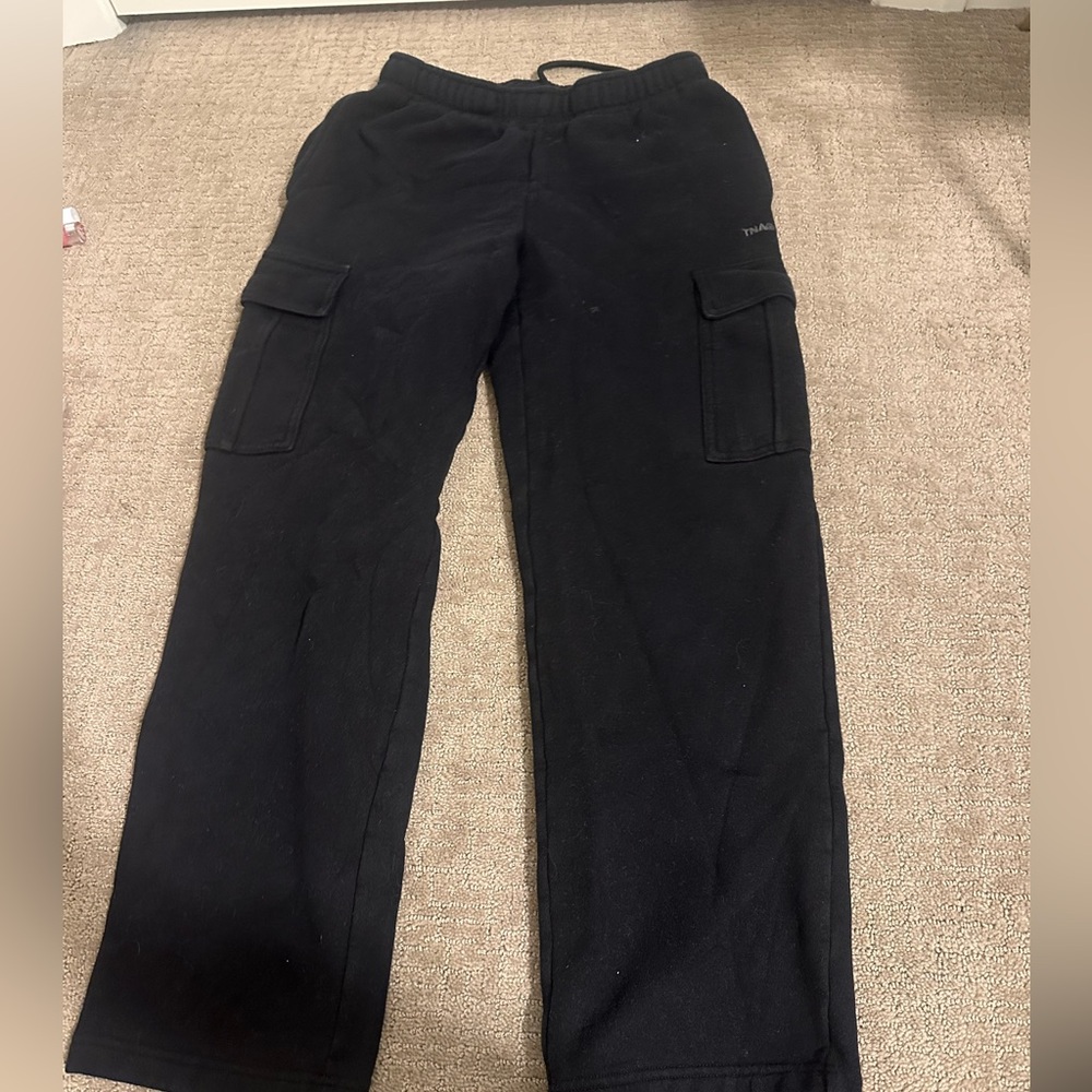 Black Cargo sweatpants